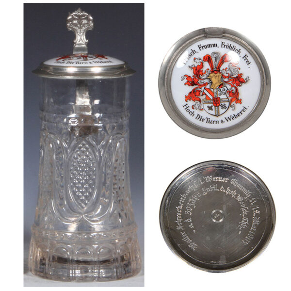 Glass steins (three) - Image 5