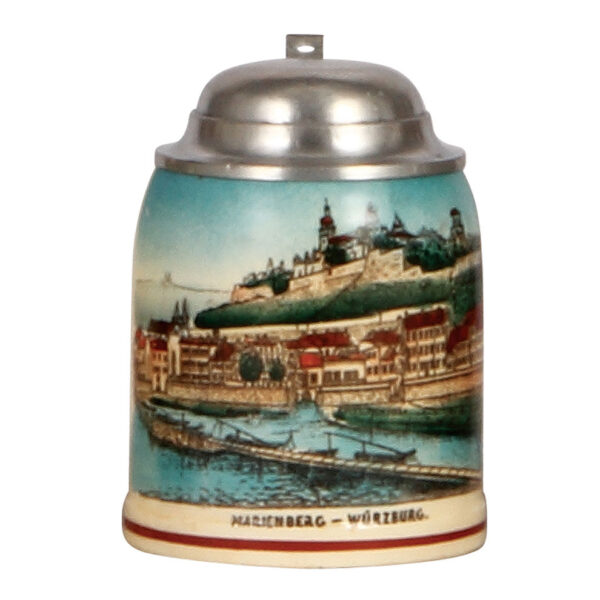 Stoneware & pottery steins (four), - Image 4