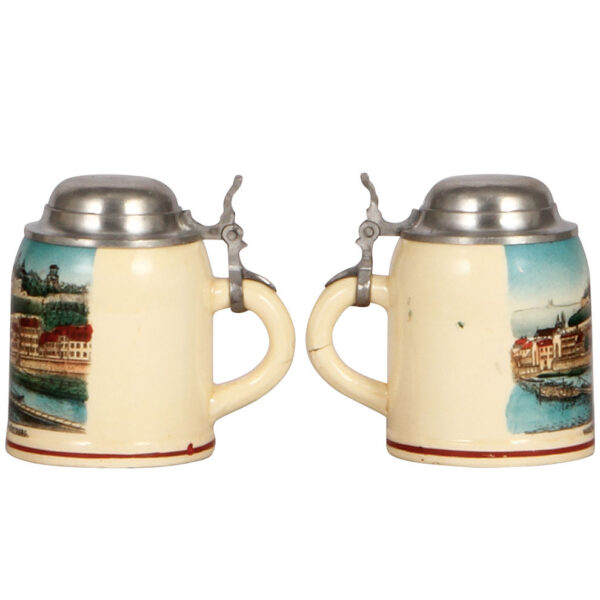 Stoneware & pottery steins (four), - Image 5