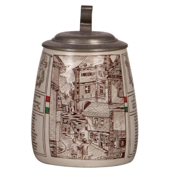Stoneware & pottery steins (three) - Image 5