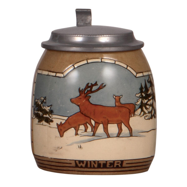 Stoneware & pottery steins (three) - Image 9
