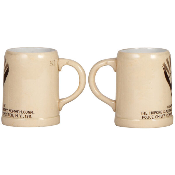 Mettlach steins (three), .5L, 1145(1526), , .3L, 727(1909), .25L, 1909, PUG, - Image 4