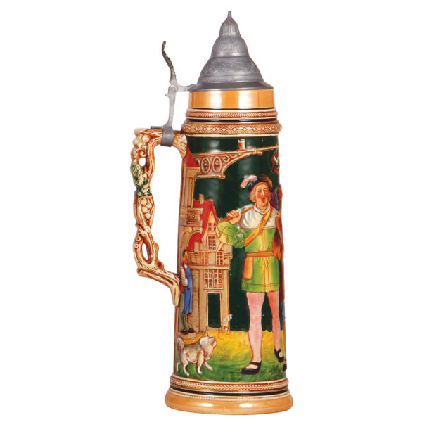 Pottery & stoneware steins (three) - Image 7