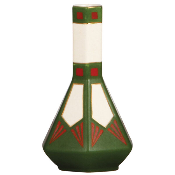 Mettlach items (three), vase, 3231, covered bowl, 3452, vase, 3110 - Image 2