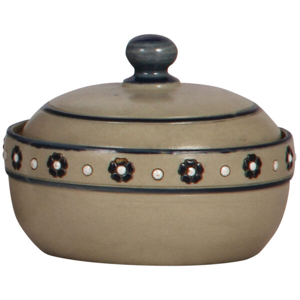 Mettlach items (three), vase, 3231, covered bowl, 3452, vase, 3110 - Image 3