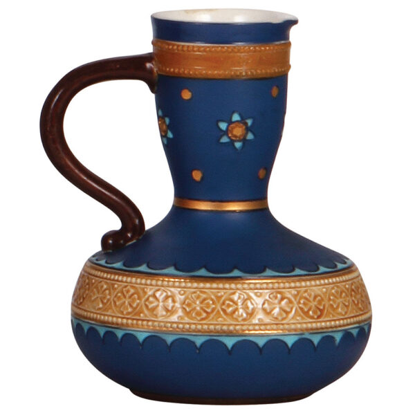 Mettlach items (three), pitcher, 2863, beaker, 2781, vase, 1317 - Image 2