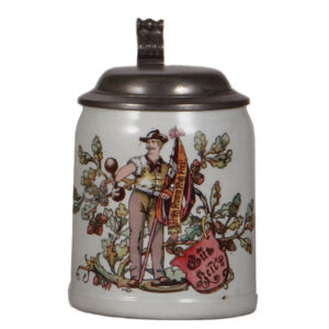Mettlach stein, .5L, 662 [1526] Gut Heil!
