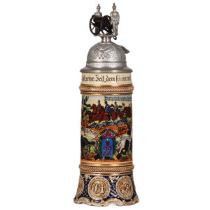Regimental stein, .5L, Feld Artl. Regt. Nr. 22, Münster