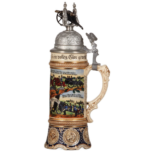 Regimental stein, .5L, Feld Artl. Regt. Nr. 22, Münster - Image 2