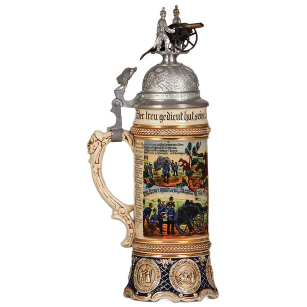 Regimental stein, .5L, Feld Artl. Regt. Nr. 22, Münster - Image 3