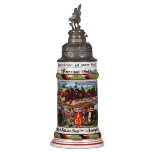 Regimental stein, .5L,  Feld Artl. Regt. Nr. 65, Ludwigsburg