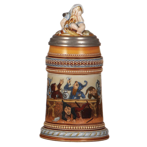 Mettlach stein, .5L, 1479, etched