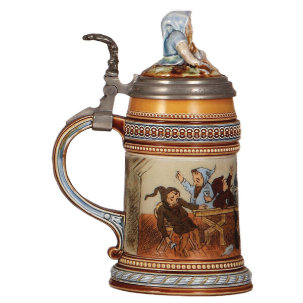 Mettlach stein, .5L, 1479, etched - Image 3