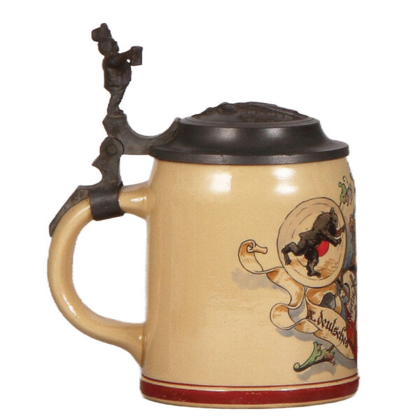 Mettlach stein, .5L, 10. Deutsches Bundesschiessen, Berlin, 1890 - Image 3