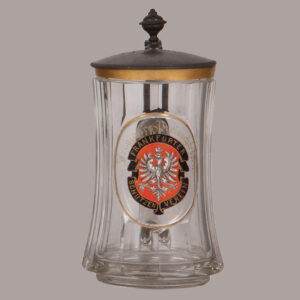 Glass stein, .5L,   Frankfurter Schützen Verein, 1905