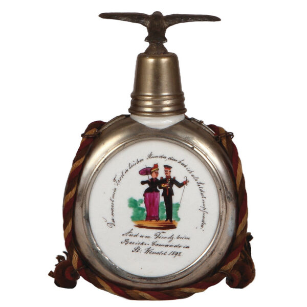 Regimental flask, .25L, Bezirkskommando in St. Wendel - Image 2