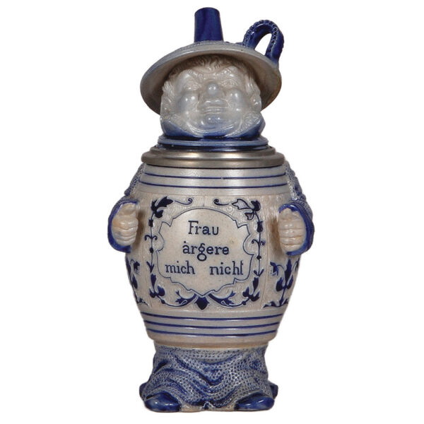 Character stein, .5L,  Funnel Man