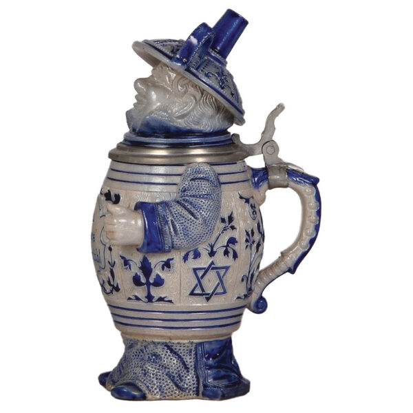Character stein, .5L,  Funnel Man - Image 2