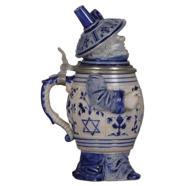 Character stein, .5L,  Funnel Man - Image 3