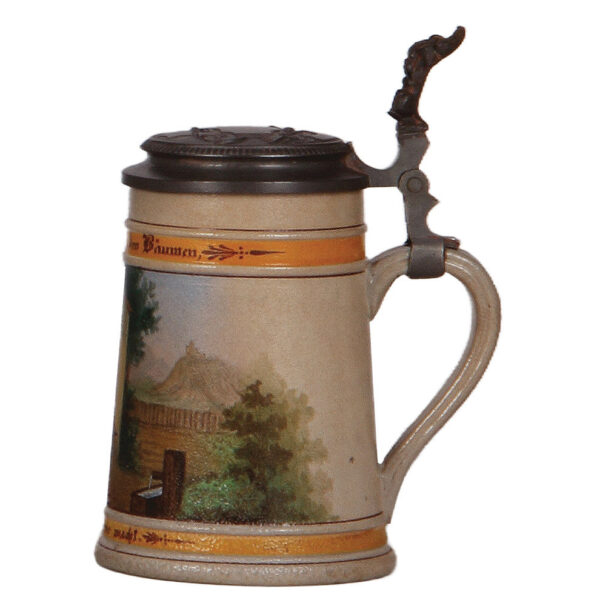 Stoneware stein, .5L, by Saeltzer - Image 2