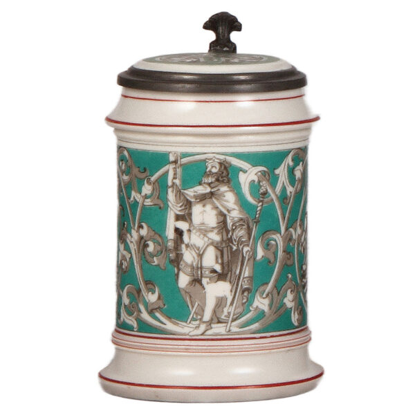 Mettlach stein, .5L, 728