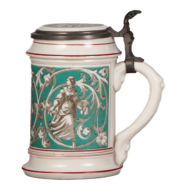 Mettlach stein, .5L, 728 - Image 2