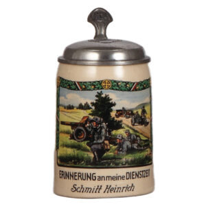 Military stein, .5L,   Würzburg, 2. Komp. Kraftfahr-Abteilung