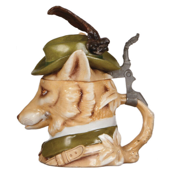 Character stein, .5L, Gentleman Fox - Image 2