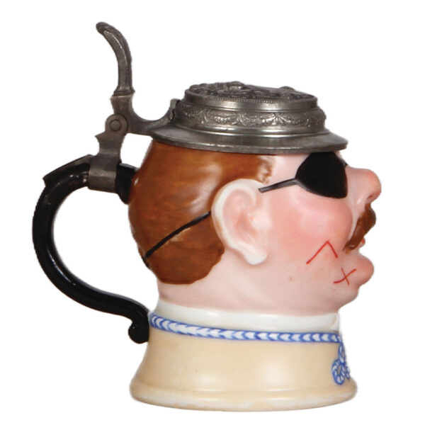 Character stein, .5L, Fraternity Student - Image 3