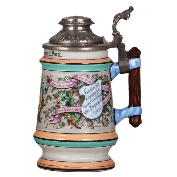 Porcelain stein, .5L, Occupational Bergbau [Miner] - Image 2