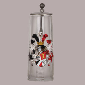 Regimental stein, .5L, 4. Telegraph Btl. Nr. 3, 1901 - 1903