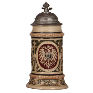 Pottery stein, .5L, Post & Telegraph
