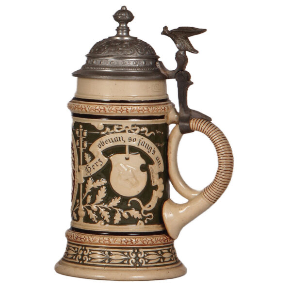 Pottery stein, .5L, Post & Telegraph - Image 2