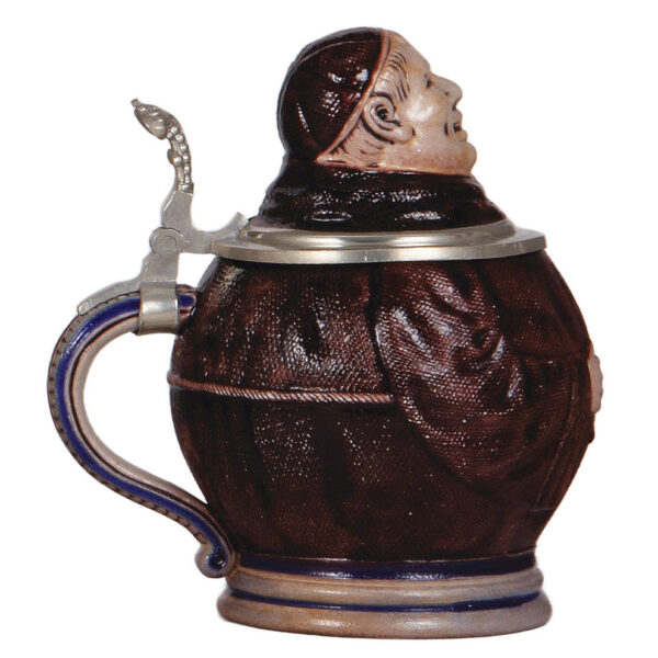 Character stein, 1.0L stoneware,  Monk - Image 3