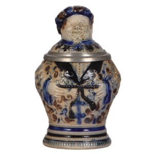Character stein, .5L, stoneware,  Rich Man