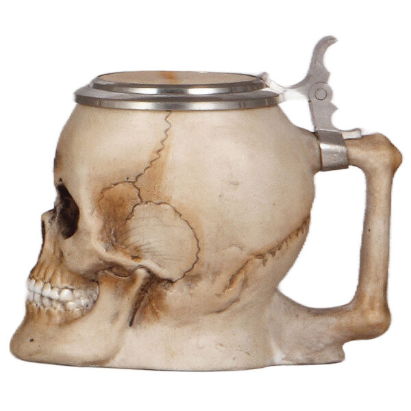 Character stein, .5L, Skull - Image 2