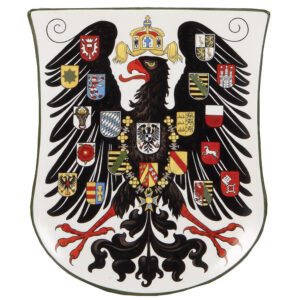 Mettlach plaque, 13.2" x 11.1", 1290/3225