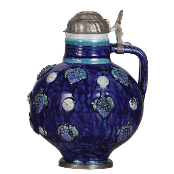 Terra cotta stein, 8.8″ ht.,  Münchener Werkstätten Für Keramik Kunst - Image 2