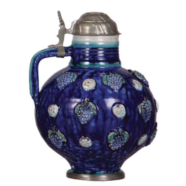 Terra cotta stein, 8.8″ ht.,  Münchener Werkstätten Für Keramik Kunst - Image 3