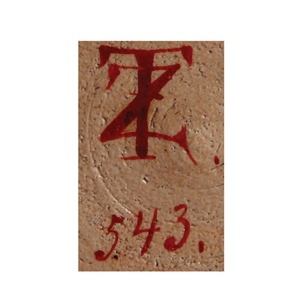 Stoneware stein, 1.0L, marked Saeltzer, student - Image 5