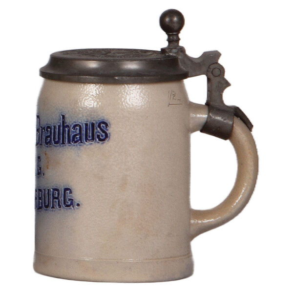 Stoneware stein, .5L, Bürger Brauhaus A.G. Insterburg (near Danzig, Poland) - Image 2