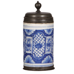 Faience Walzenkrug. 7.9", North German Walzenkrug