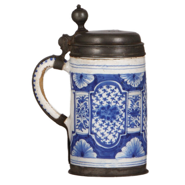 Faience Walzenkrug. 7.9", North German Walzenkrug - Image 3