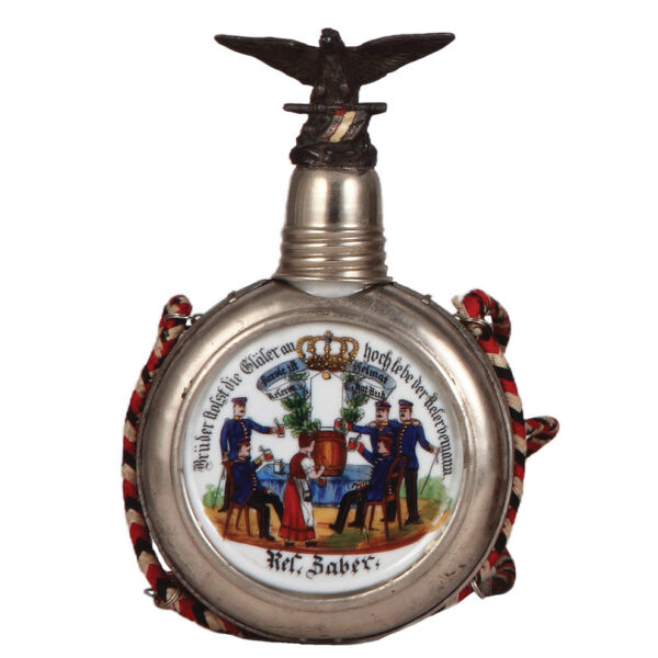 Regimental flask, .25L, Garde Gren. Regt. Nr. 5, Spandau, 1911 - 1913