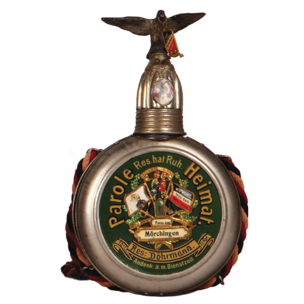 Regimental flask, .25L, Inft. Regt. Nr. 17, Mörchingen