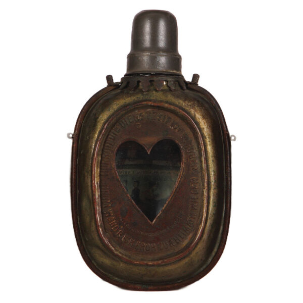 Regimental flask, .25L, Fuss Artl. Nr. 9, Köln, 1890 - 1893 - Image 2