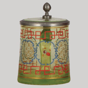 Glass stein, .5L,  green uranium,