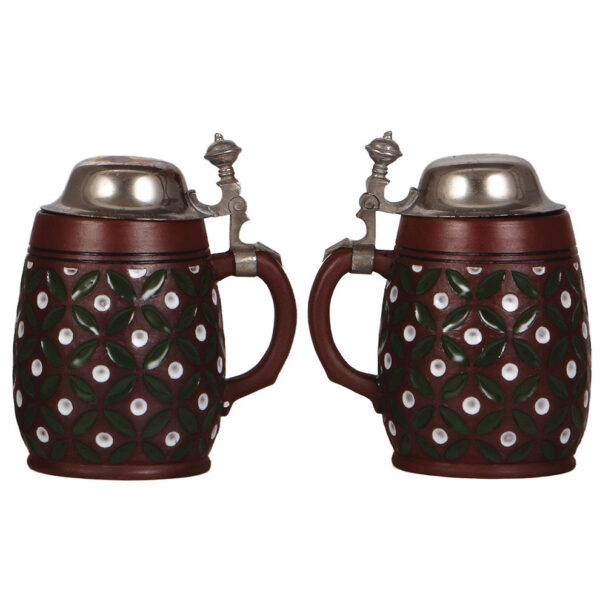Terra cotta steins (two), .5L, marked Terra Sigillata, 954 and 1515 - Image 3
