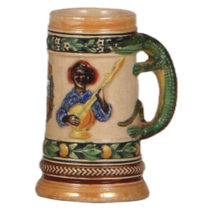 Pottery stein, 3.5" ht., Souvenir of Jacksonville