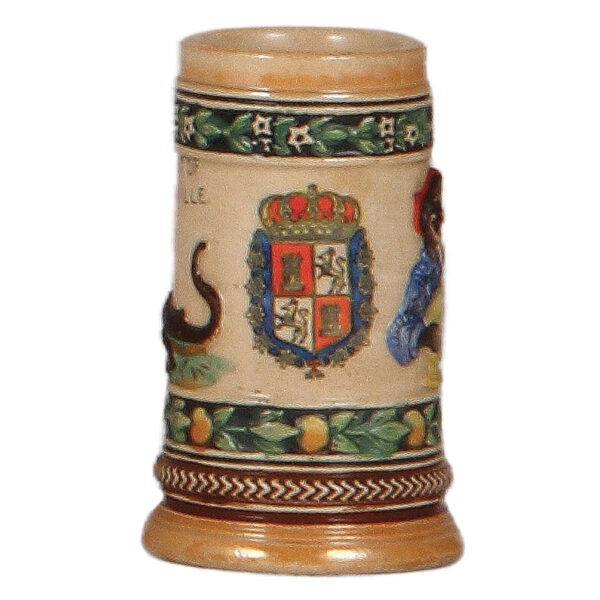 Pottery stein, 3.5" ht., Souvenir of Jacksonville - Image 2